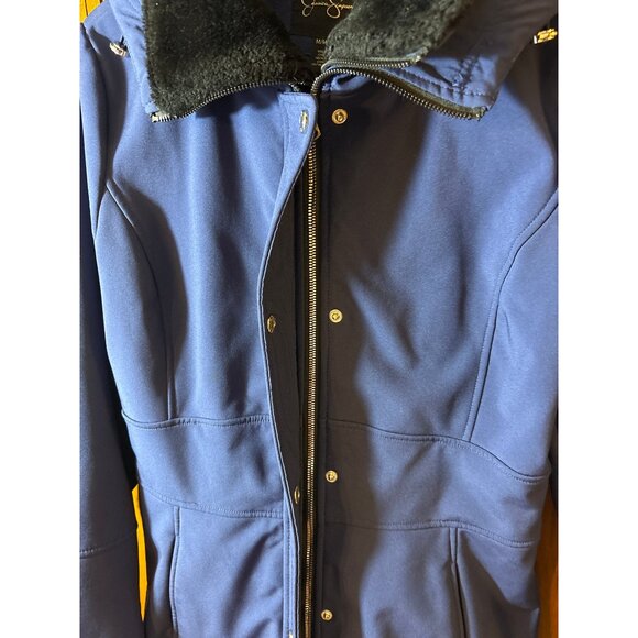 Jessica Simpson Three-Quarter Length Rain Jacket - Picture 3 of 4
